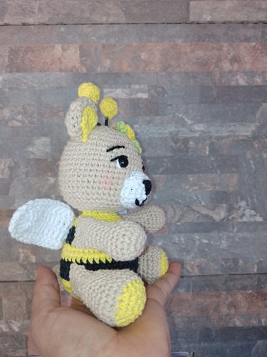 Osito En Abejita En Amigurumi A Crochet