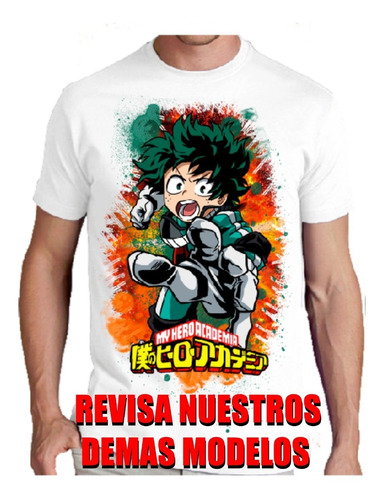  4 Playera Boku No Hero Promocion Solo Catalogo Promo