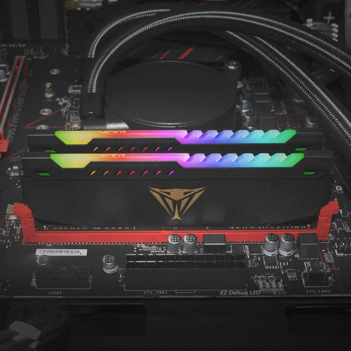 Imagen 4 de 10 de Memoria Ram Ddr4 Kit 2x 8gb 3600mhz Cl18 Rgb Patriot Steel