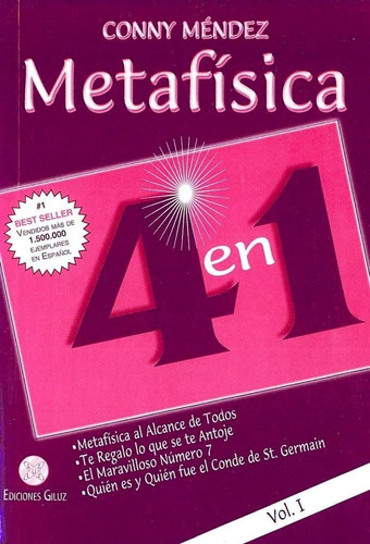 Metafísica 4 En 1 Volumen 1 De Conny Mendez