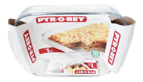 Imagen 3 de 5 de Bandeja Vidrio Templado 1.6 Lts. Pyr-o-rey