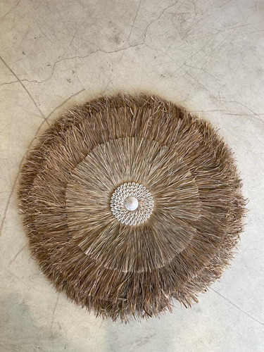 Imagen 3 de 4 de Adorno Pared De Fibras Naturales Deco