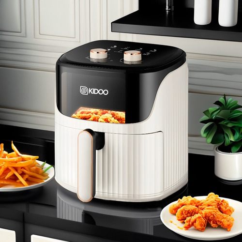 Kidoo AIR010 220V Freidora Sin Aceite Airfryer Saludable 1200w 5.5 Lts