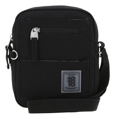 Chenson Crossbody Modelo Zilp Unisex 1866546-3 Color Negro