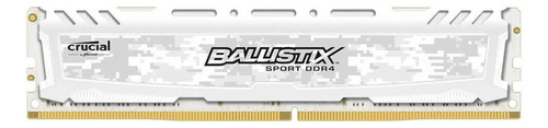 Memoria RAM Ballistix Sport color white 8GB 1 Crucial BLS8G4D240FSCK