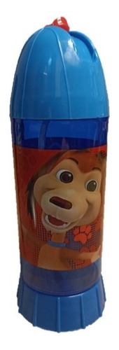 Vaso Con Bombilla Espacial Mi Perro Chocolo