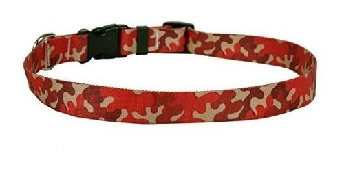Yellow Dog Design Camo Red Dog Collar 38 Wide And