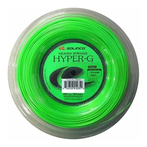 Cuerda Solinco Hyper G 16l Rollo De 200 Mts