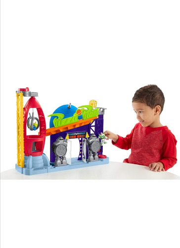 Imaginext Toy Story Escenario Pizza Planeta Con Muñeco Buzz