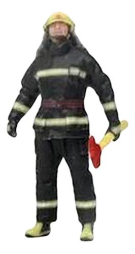 Figuras De Bombero De Resina 1/64, Figuras De Estilo C