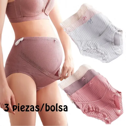 Panti O Pantaletas Maternidad Y Embarazo 3 Piezas Bragas Cuotas