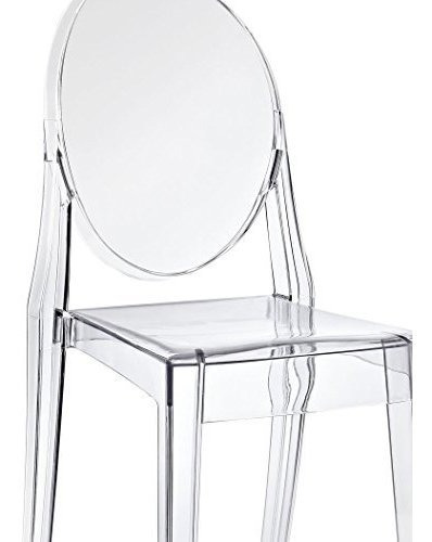 Imagen 8 de 8 de Silla Lateral De Comedor Moderna De Acrílico Modway Casper E