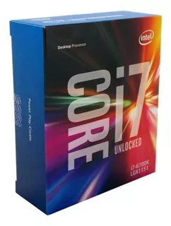 Procesador gamer Intel Core i7-6700K BX80662I76700K de 4 núcleos y 4.2GHz de frecuencia con gráfica integrada