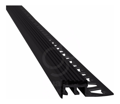 Nariz Escalon Atrim Protector Pvc Negro Borde Piso 10x18 918