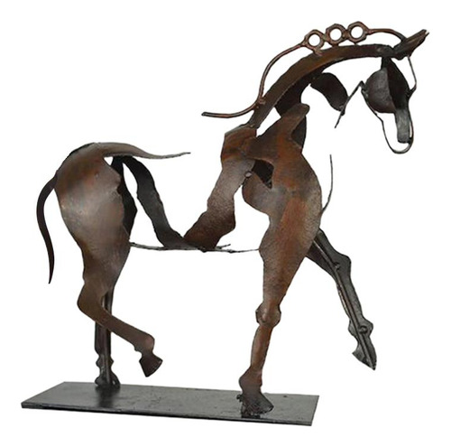 Escultura De Caballo, Adorno De Metal, Abstracto, Moderno