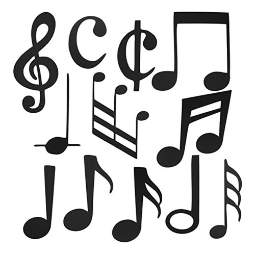 Kits De Cotillon 60 Piezas Recortes De Notas Musicales Papel