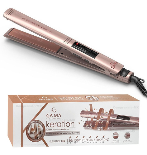 Alaciadora De Cabello Digital Profesional Elegance Keration