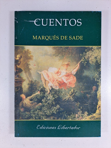 Cuentos - Marques De Sade - Libro Usado 