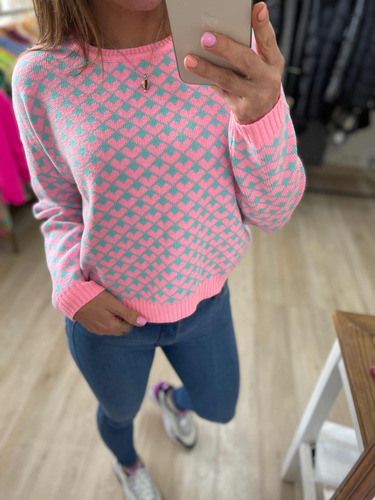 Sweater Estampado Corto The Big Shop