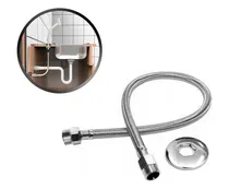 Comprar   Engate Flexível Rabicho Fêmea X Macho Aço Inox 40cm 1\u002F2