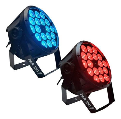 Paquete De 2 Piezas De Par 180 Rgbw Leds Super Bright