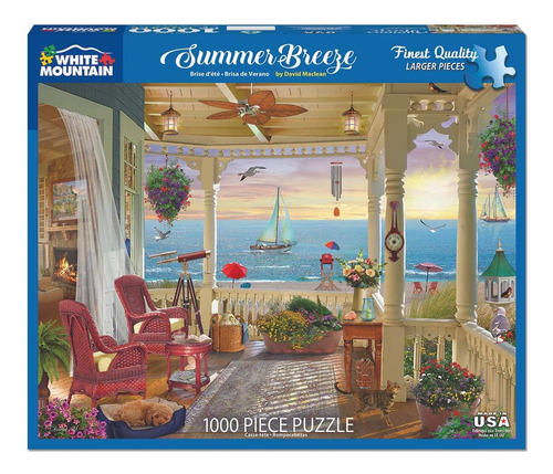 White Mountain Puzzles Summer Breeze, Rompecabezas De 1000 P