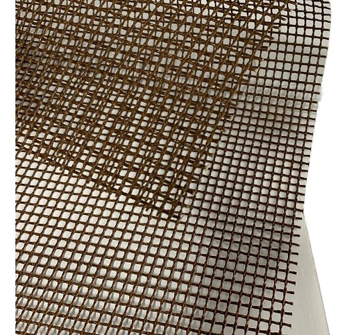 Grelha Tela Antiaderente Teflon Churrasco 30x40 Marrom Cor Marrom-claro
