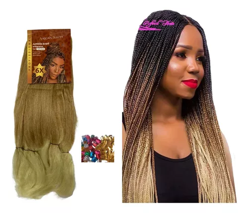 Super Jumbo Cherey Jumbão Para Tranças Box Braid Nagô Dread 60 cm