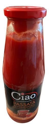 Ciao! Pasta De Pomodoro 680g En Botella De Vidrio - Tomate