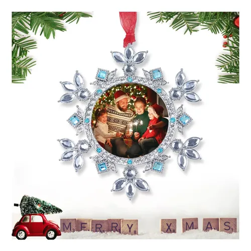 comprar Adornos De Fotos De Navidad De Giftio - 3.86 Adornos De Copo