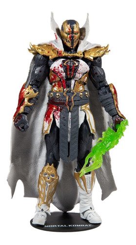 Figura De Acción Mortal Kombat Malefik Spawn Bloody Disc Fgc