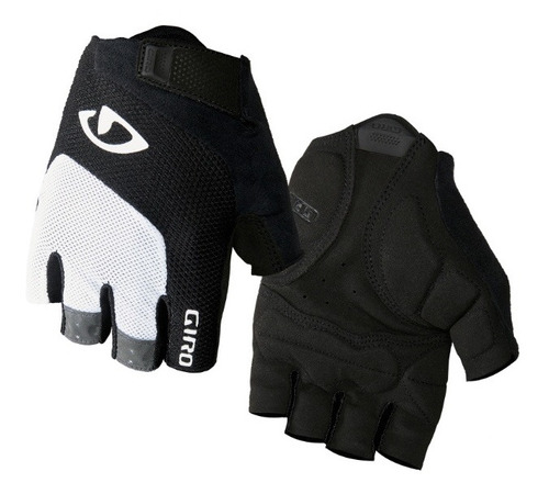 Guantes Giro Bravo Gel Ruta Blanco Negro Ciclismo Ciclista