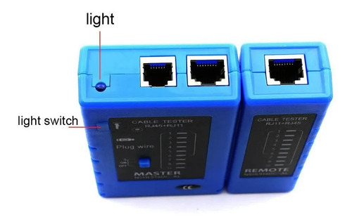 Imagen 3 de 8 de Tester Probador De Cable Red Rj45 Rj11-12 Micro Usb Bateria
