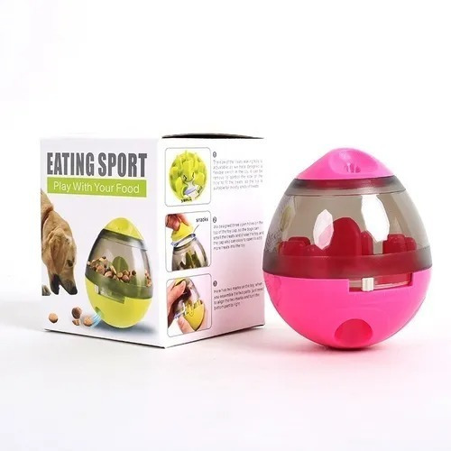 Comedero Para Perros Gatos Bola Mascota Juguete Eating Sport