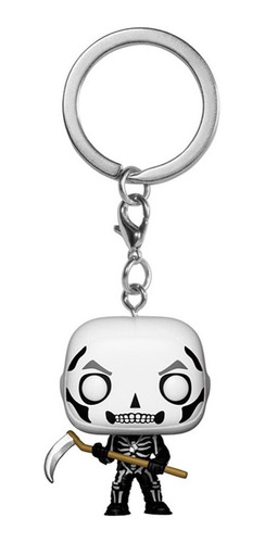 Fortnite Skull Trooper Keychain Pocket Llavero Funko Pop