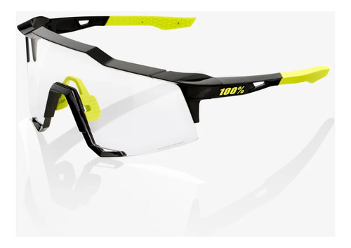 Óculos Ciclismo 100% Gloss Preto Fotocromático