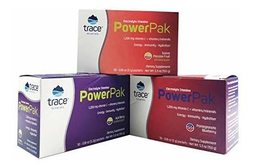 Oligoelementos Electrolito Aguante Power Pak 1200 Mg Vitami