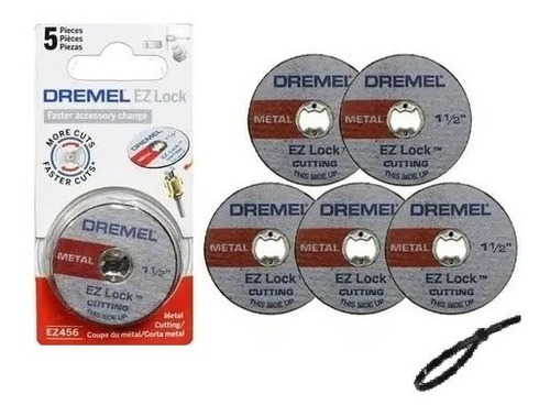 Set 5 Discos De Corte Metal Dremel Ez456 Minitorno + Regalo