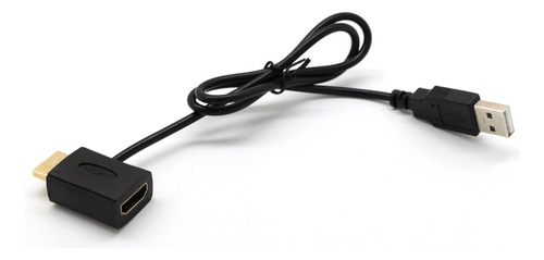 Conector Macho Para Fêmea+cabo De Carregador Usb 2.0 Splite