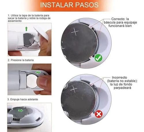 Balanza Digital De Viaje Correa 50 Kg Portátil Led Valija Plateado