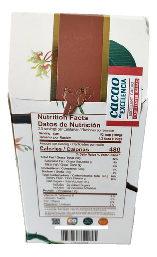 Snacks Nibs De 100% Cacao Tostado Premiu - G A $249