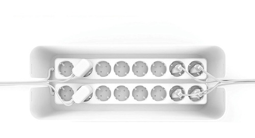 Imagen 4 de 8 de Caja Organizadora De Cables Y Zapatilla Electrica Grande