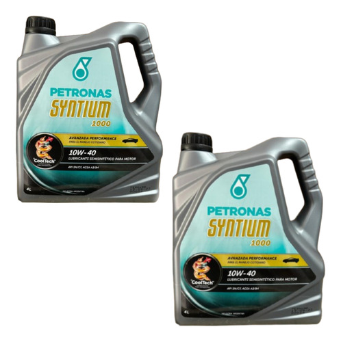 Aceite Semi-sintetico Syntium 1000 10w40 X 8 Litros 