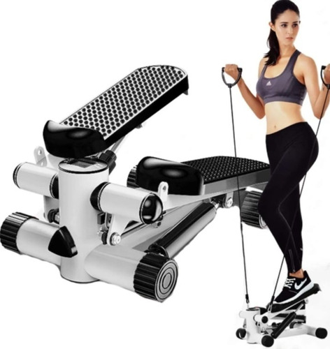 Maquina Sunny Health Fitness Mini Stepper Banda Resistencias