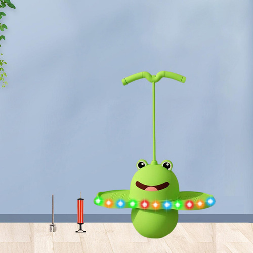 Pelota De Salto Pogo, Pelota Que Rebota, Rana Verde