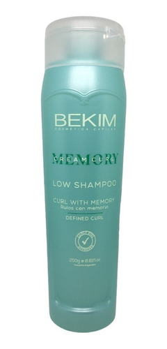 Low Shampoo Cabello Rizado Memory Curly Girl X 250gr Bekim