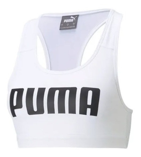 Top Puma Mid Impact Deportivo Dama Blanco Original