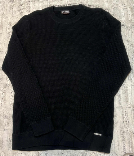 Sweater Suéter Michael Kors Negro Hombre Talla L