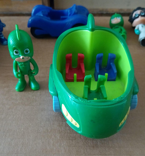 Pj Masks Heroes En Pijama X3 Personajes Y Sus Vehiculos