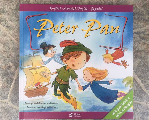 Libro Infantil Peter Pan Edición Bilingüe Arianna Candell